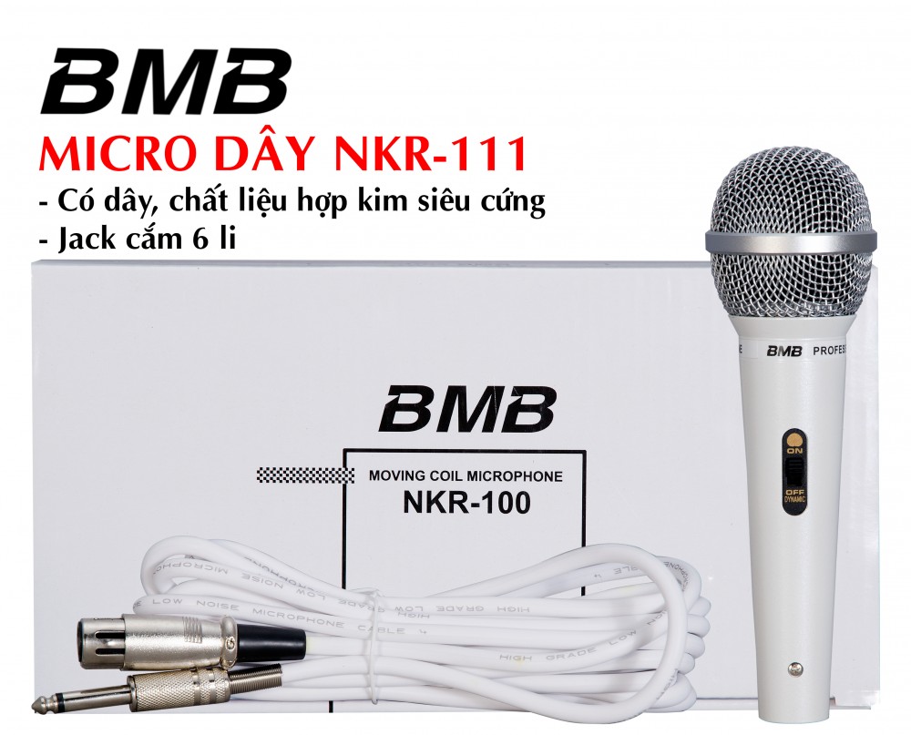 Mic BMB có dây NKR-100