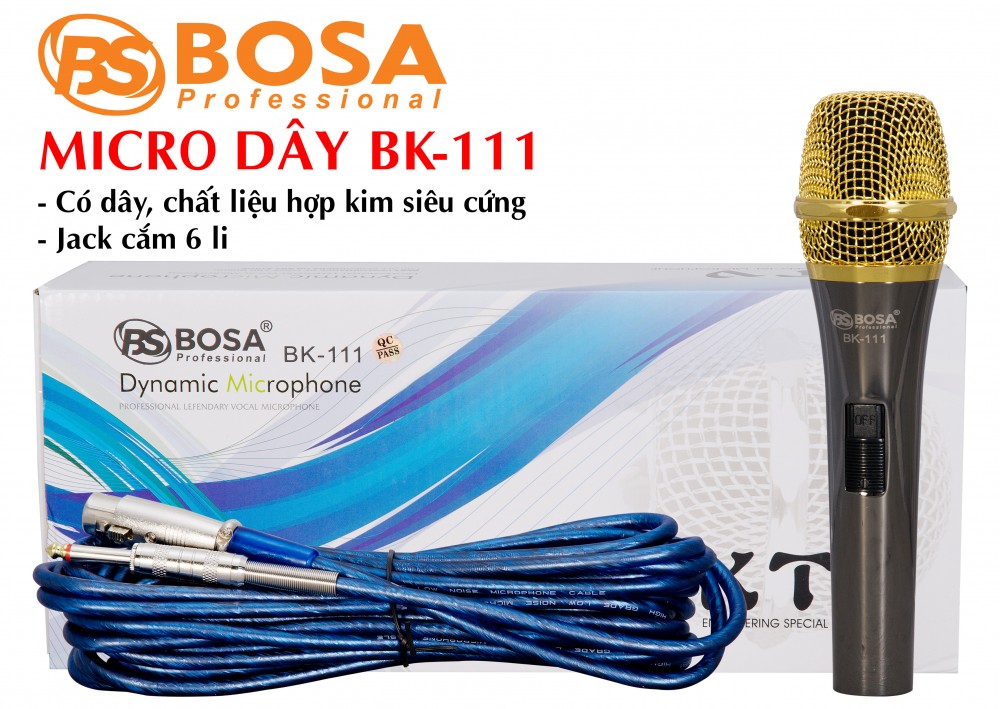 Micro có dây Bosa BK111