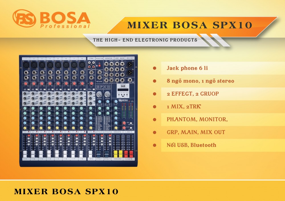 Mixer Bosa SPX10