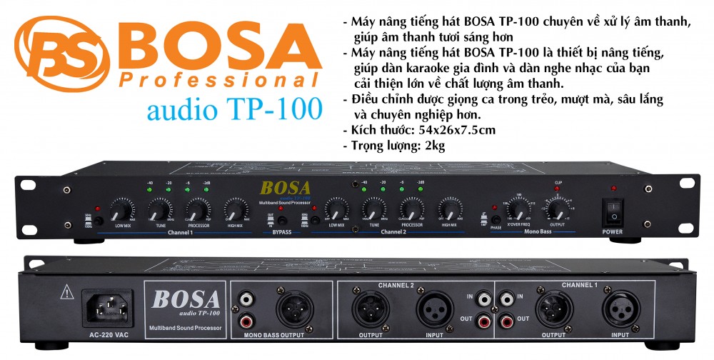 Máy nâng tiếng hát BOSA Idol TP-100