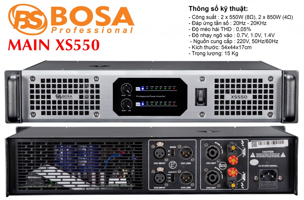 Main 2 kênh Bosa XS5500