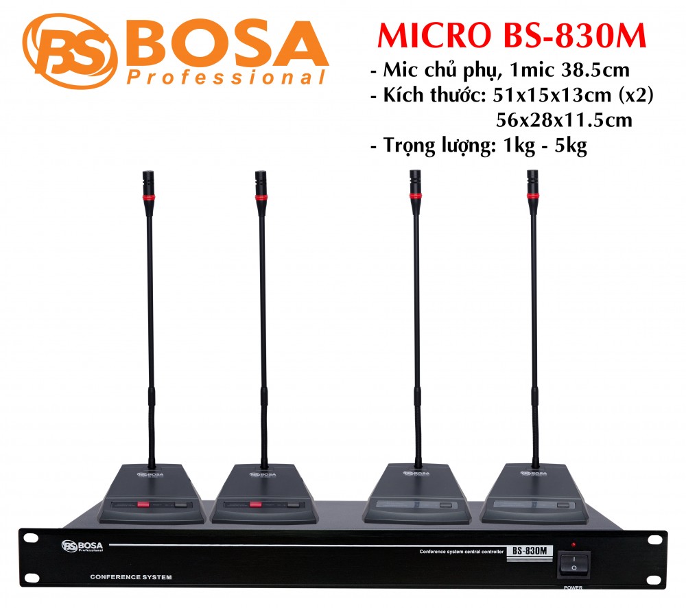 Micro Hội Nghị Bosa BS830