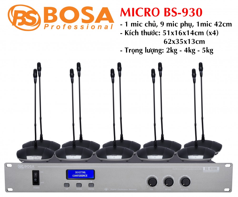 Micro Hội Nghị Bosa BS930