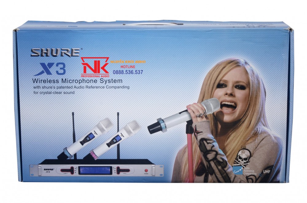 Micro karaoke shure X3
