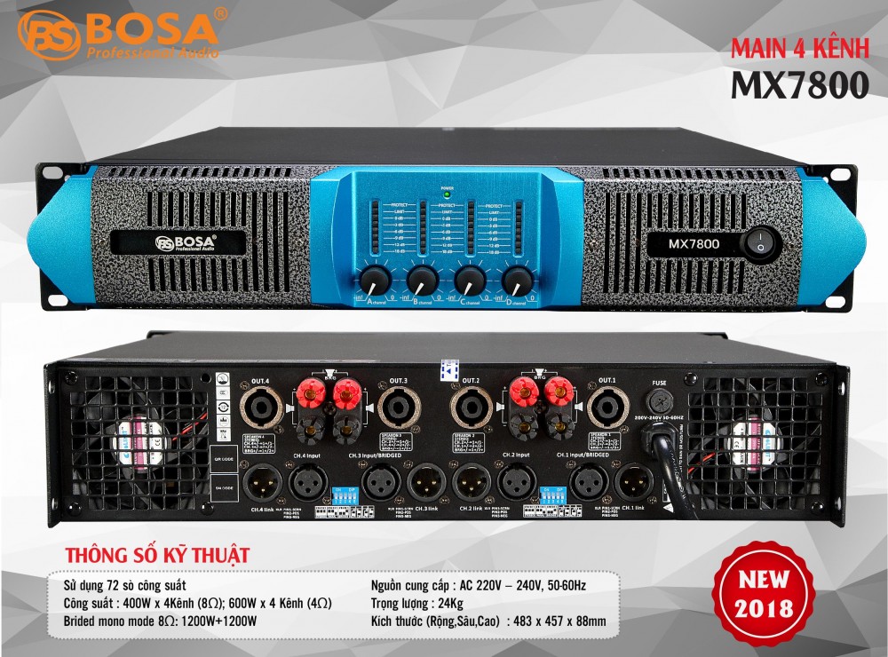 Main Bosa MX7800