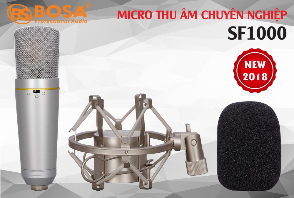 Micro Thu Âm Chuyên Nghiệp BOSA SF1000