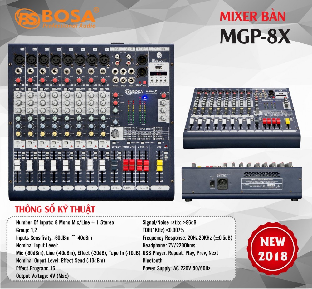 Mixer Bosa MGP-8X