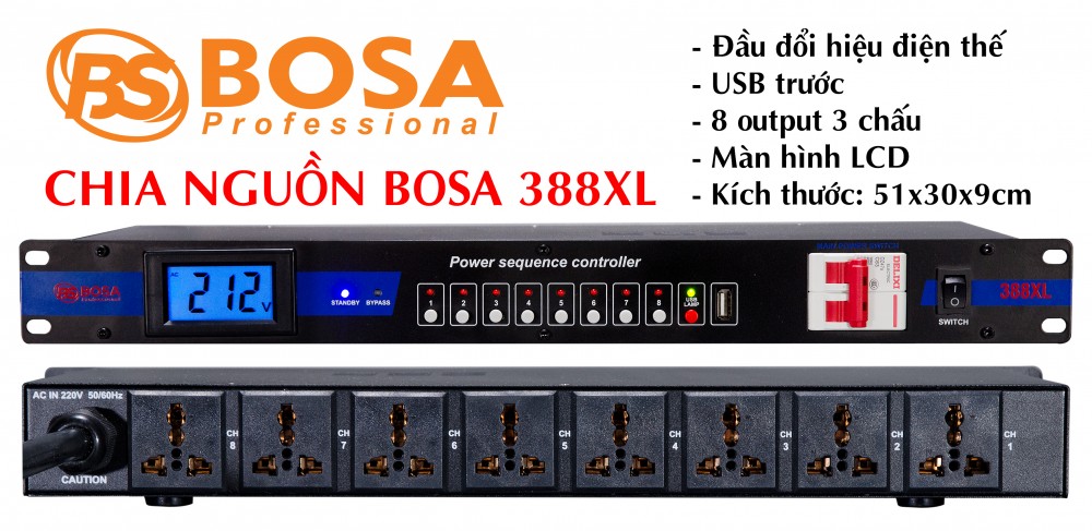 Chia Nguồn Điện Bosa 388-XL