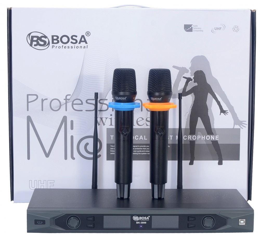 Micro không dây Bosa BK 3800- Đen