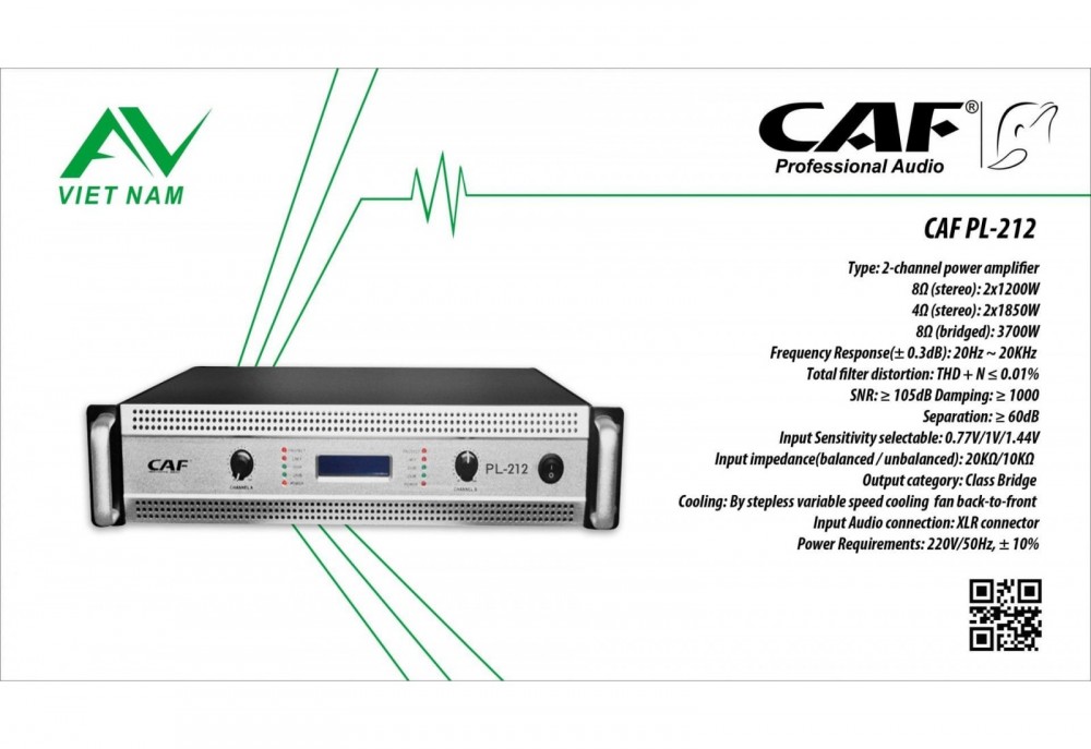 MAIN CÔNG SUẤT CAF PL-2.12