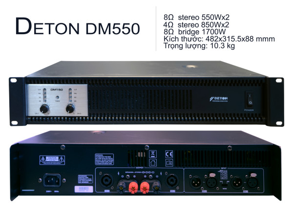 MAIN CÔNG SUẤT DETON DM550