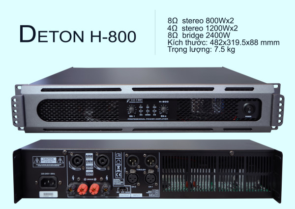 MAIN CÔNG SUẤT DETON H800