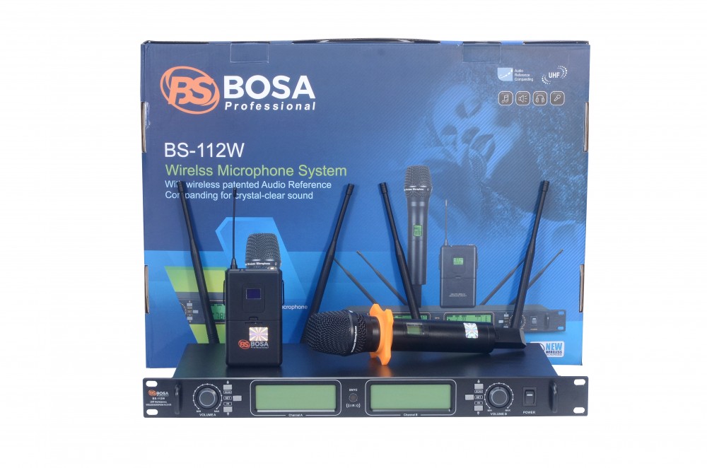 Micro Cầm tay - Cài Áo Bosa BS-112W