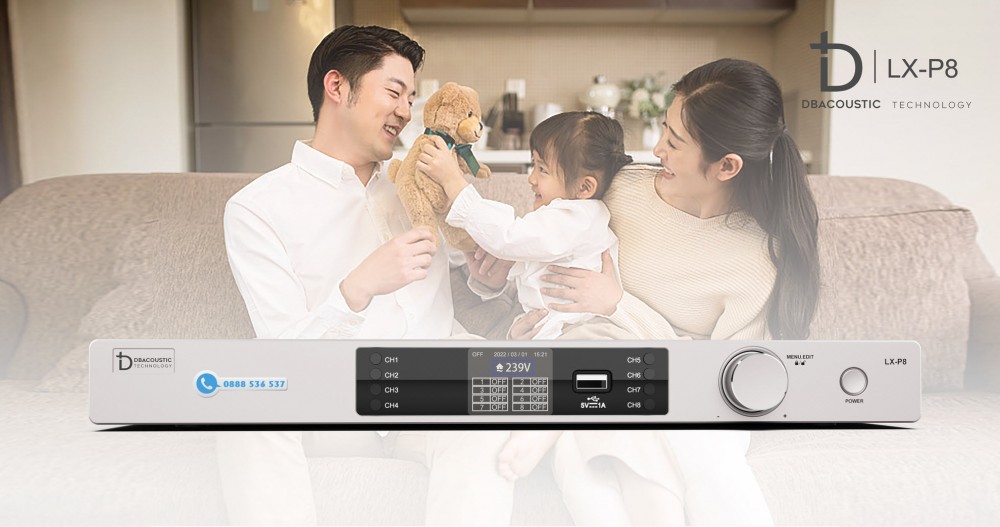 BỘ CHIA NGUỒN DBACOUSTIC LX P8