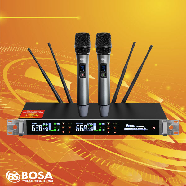 MICRO KHÔNG DÂY KARAOKE BOSA BS6800W