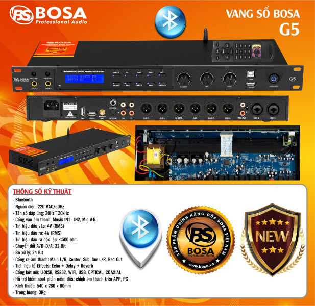 VANG SỐ KARAOKE BOSA G5