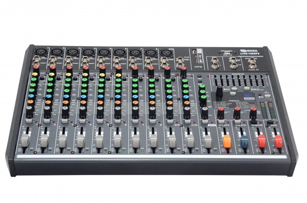 Bàn Mixer Bosa Cao Cấp Live-1202FX