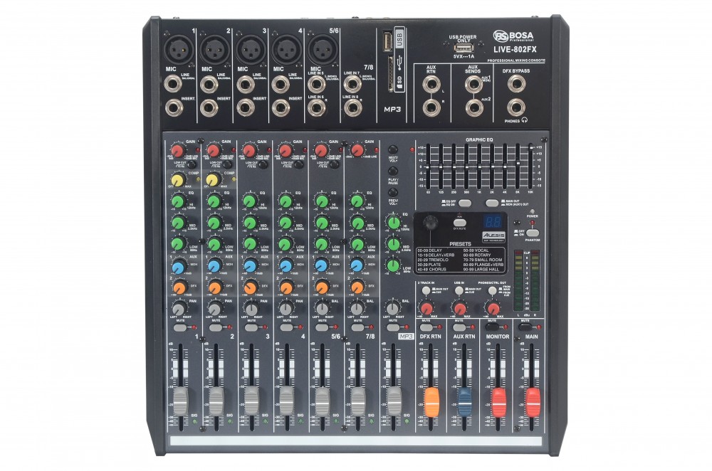 Mixer Bosa 802FX - Chính Hãng Bosa