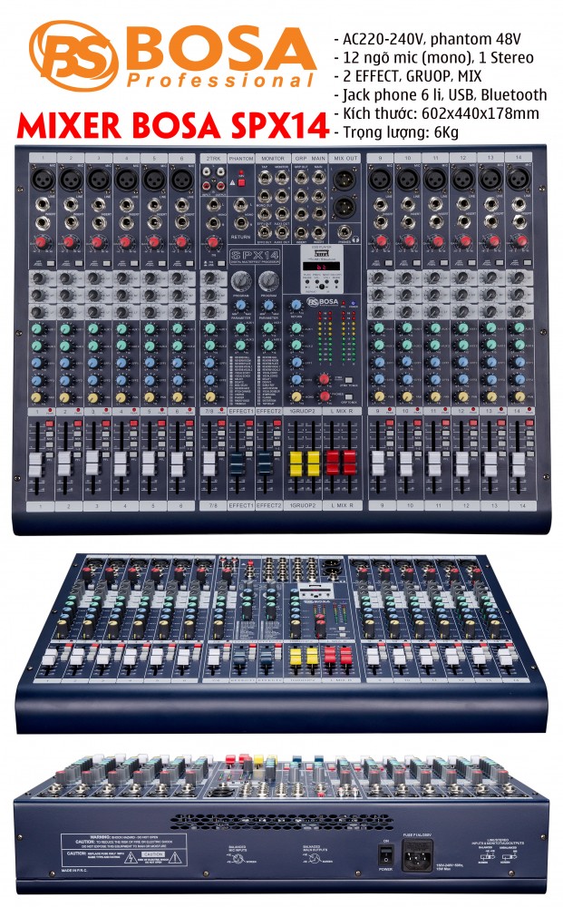 Mixer Bosa SPX14