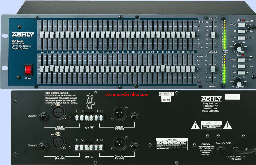 Lọc Equalizer Ashly GQX 3102