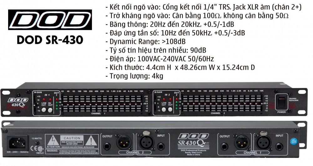 EQUALIZER DOD 430