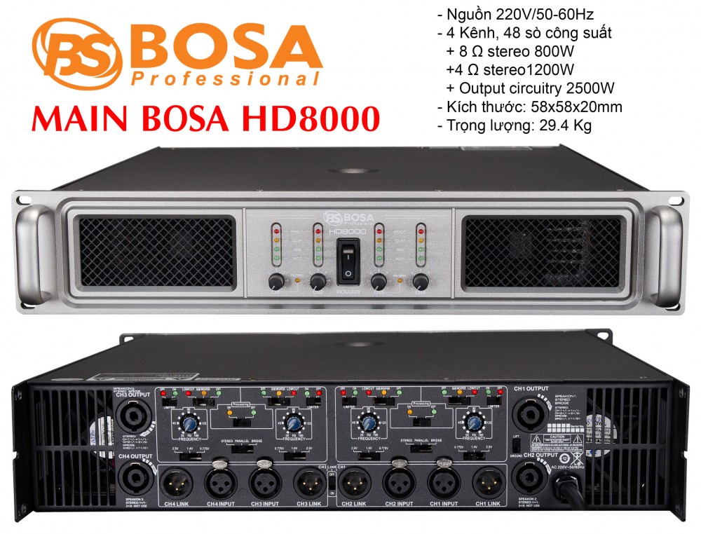 Main Bosa HD8000 - 48 Sò