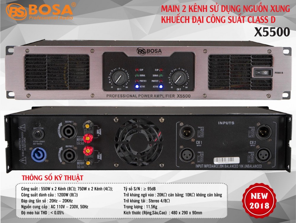 Main nguồn xung Bosa X5500