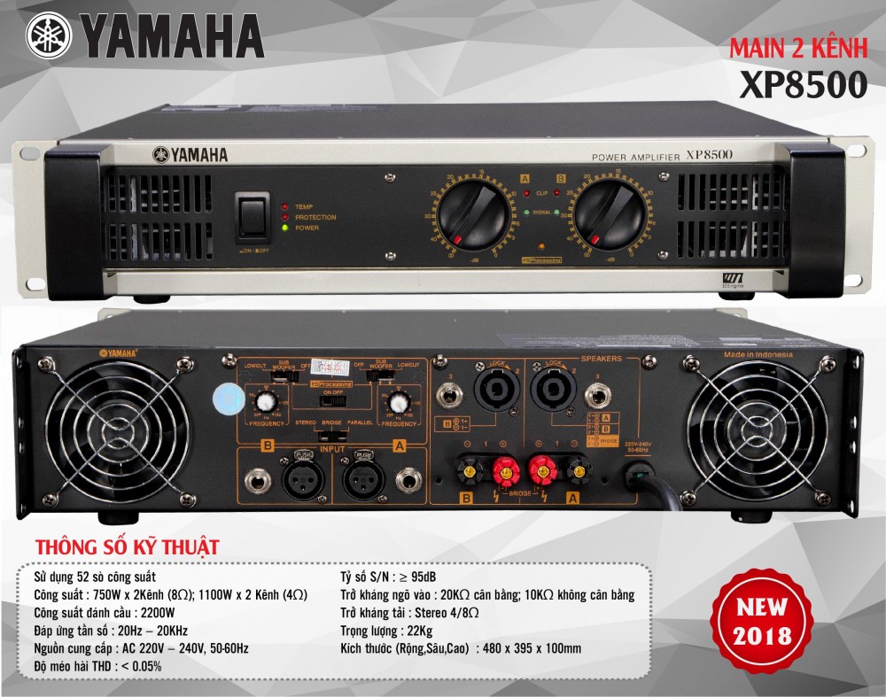 Main Công suất Yamaha P8500