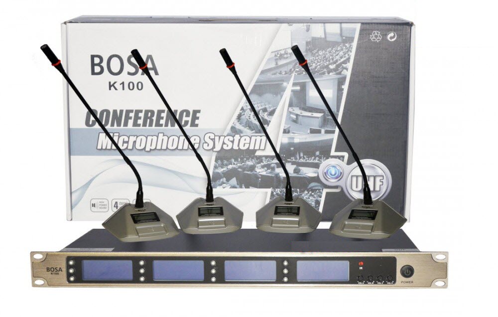 Micro Hội Nghị Bosa K100 - 4 mic