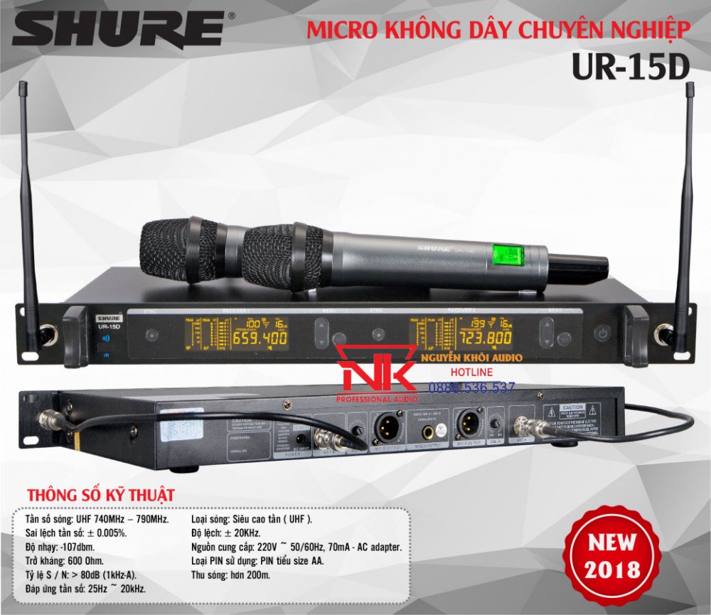 Micro Shure UR15D