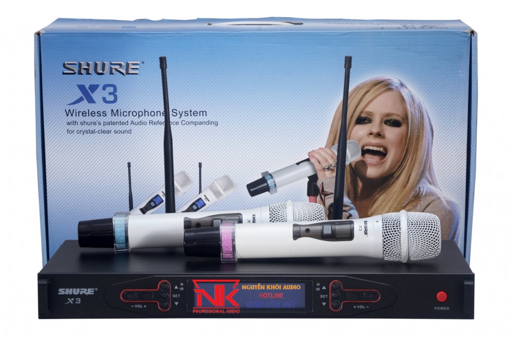 Micro karaoke shure X3