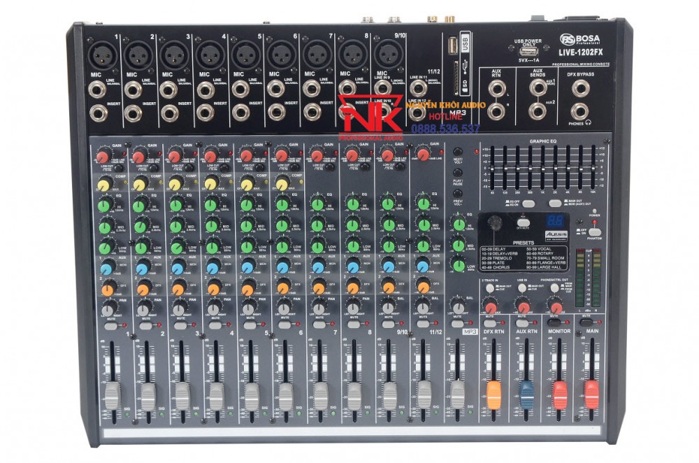 MIXER BOSA DX77 - CÓ MICRO