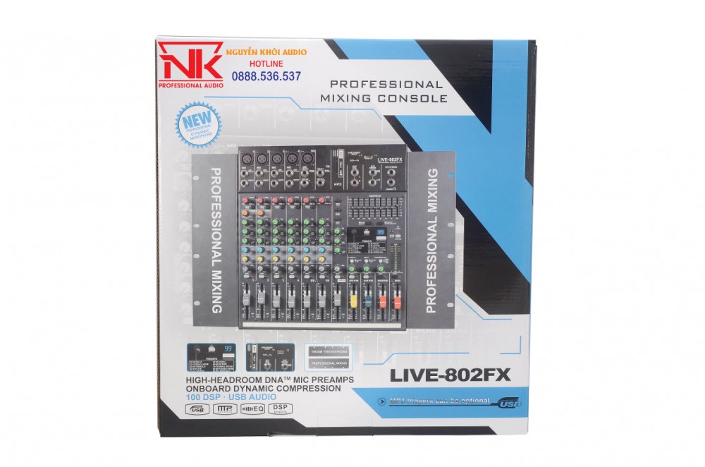 MIXER BOSA LIVE 802FX