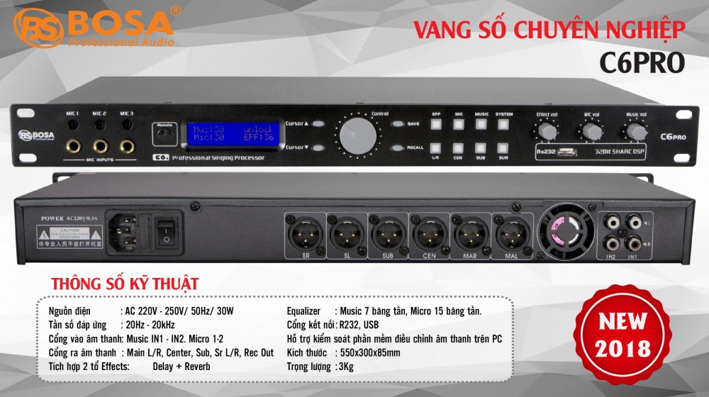 Vang Số Bosa C6 Pro