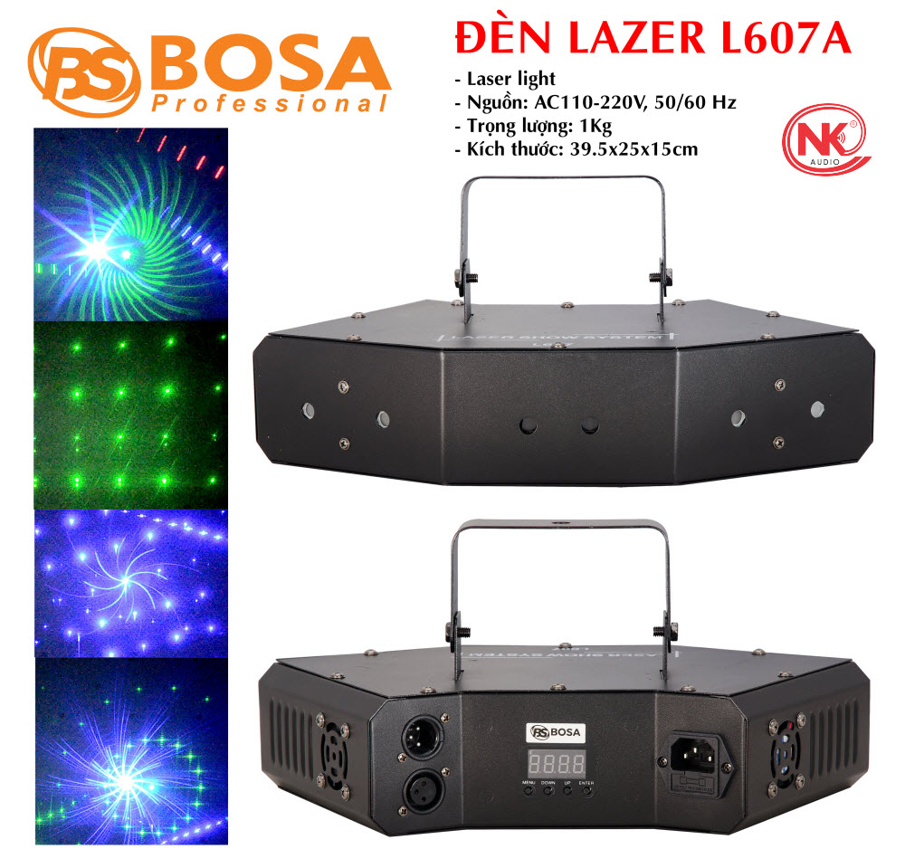 ĐÈN LAZER 2 CỬA L607A