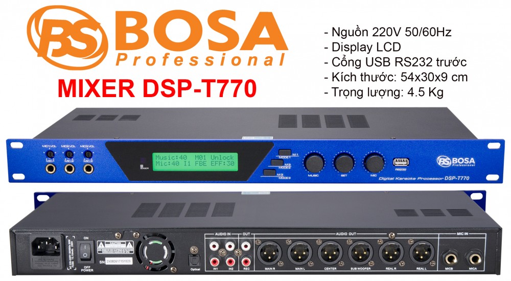 Vang số Bosa DSP T770