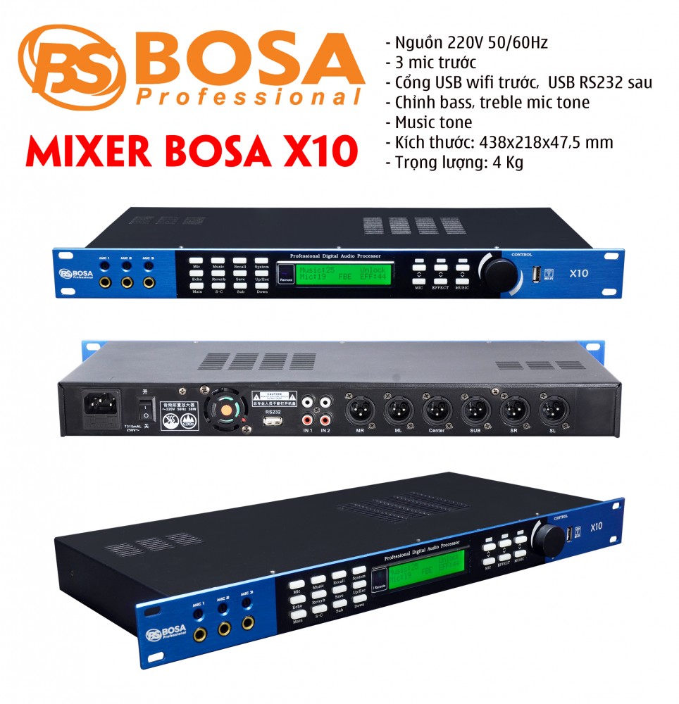 Vang Số Bosa X10