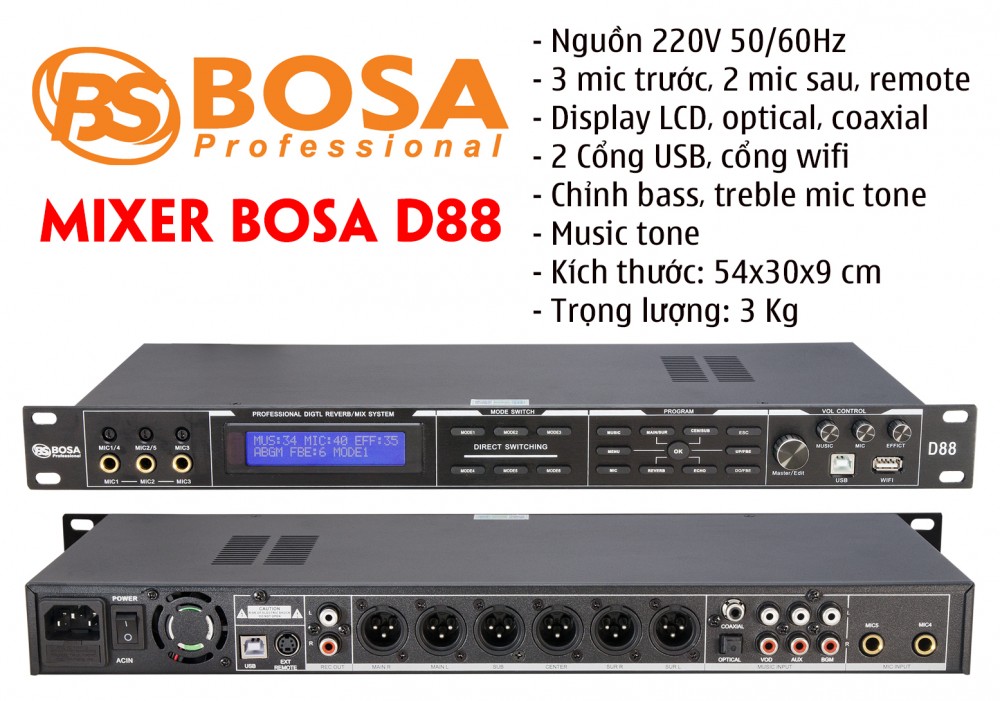 Vang Số Bosa D88