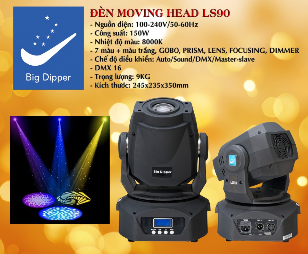 ĐÈN MOVING HEAD LS90