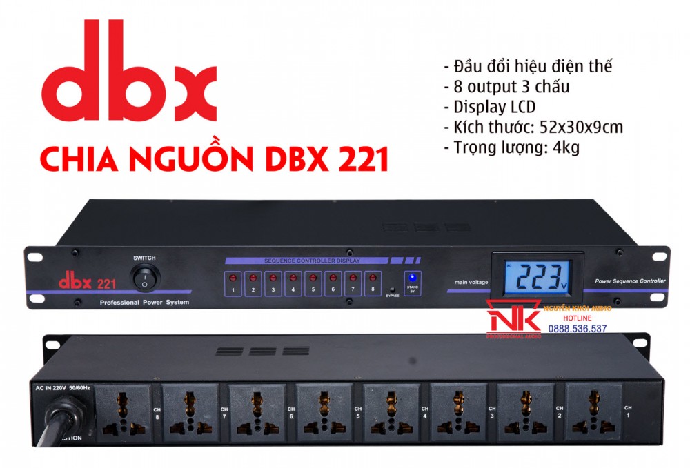 Chia Nguồn DBX 221