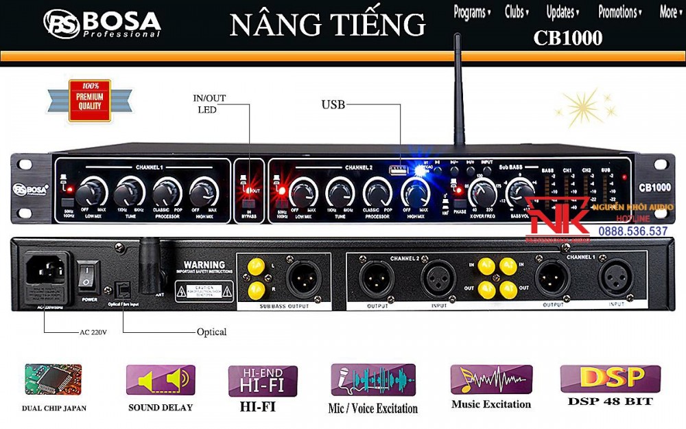 NÂNG TIẾNG BOSA CB1000