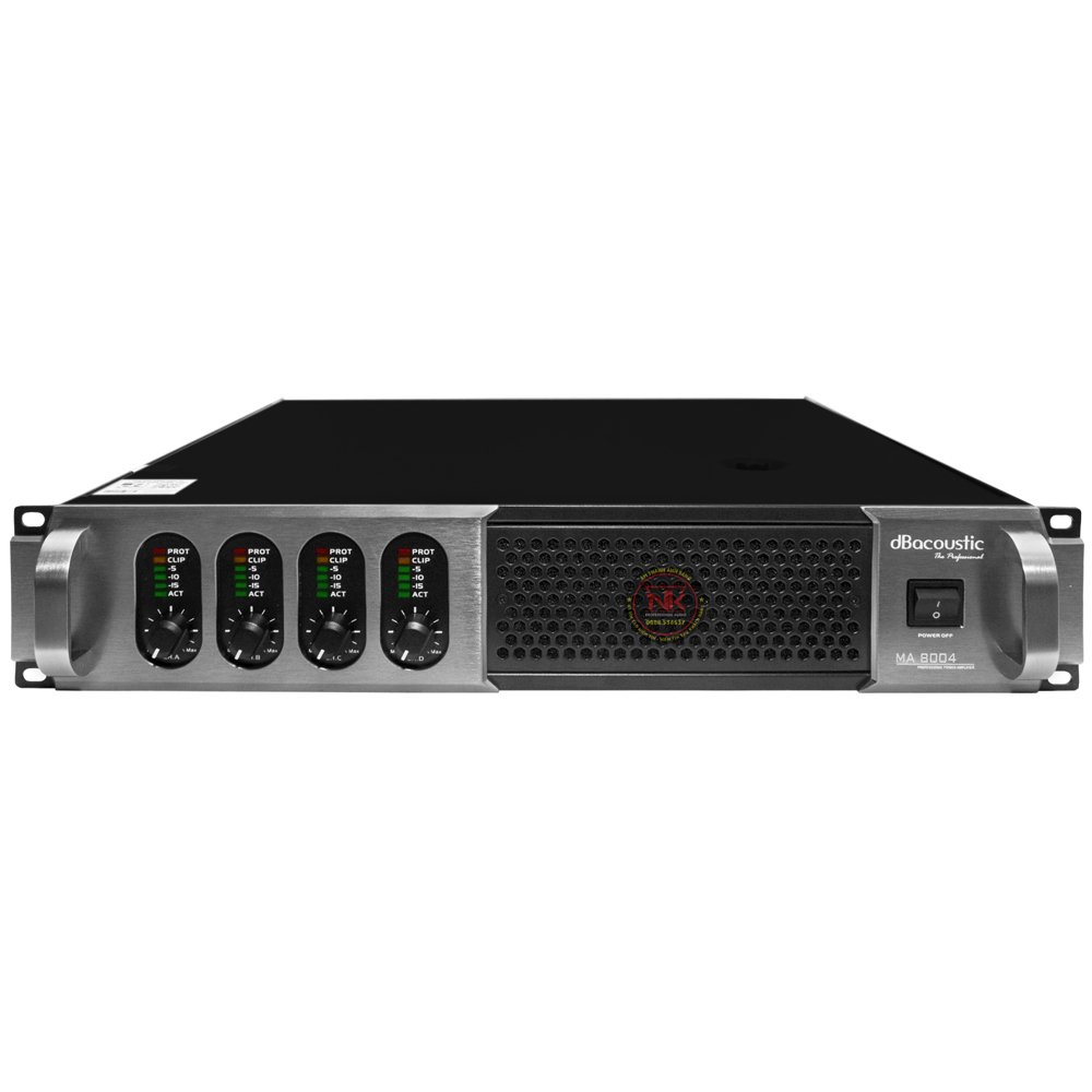 Cục đẩy công suất DB acoustic 4 kênh MA8004