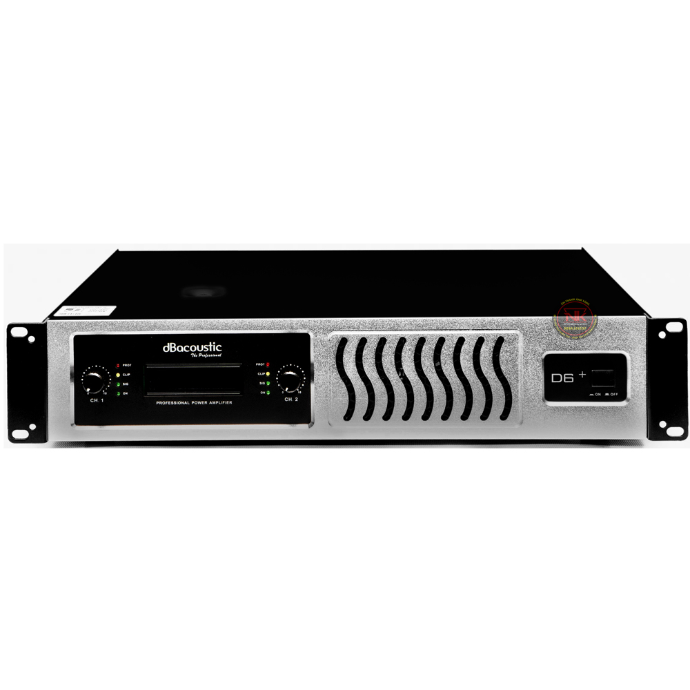 Cục đẩy công suất DB acoustic 2 kênh D6+