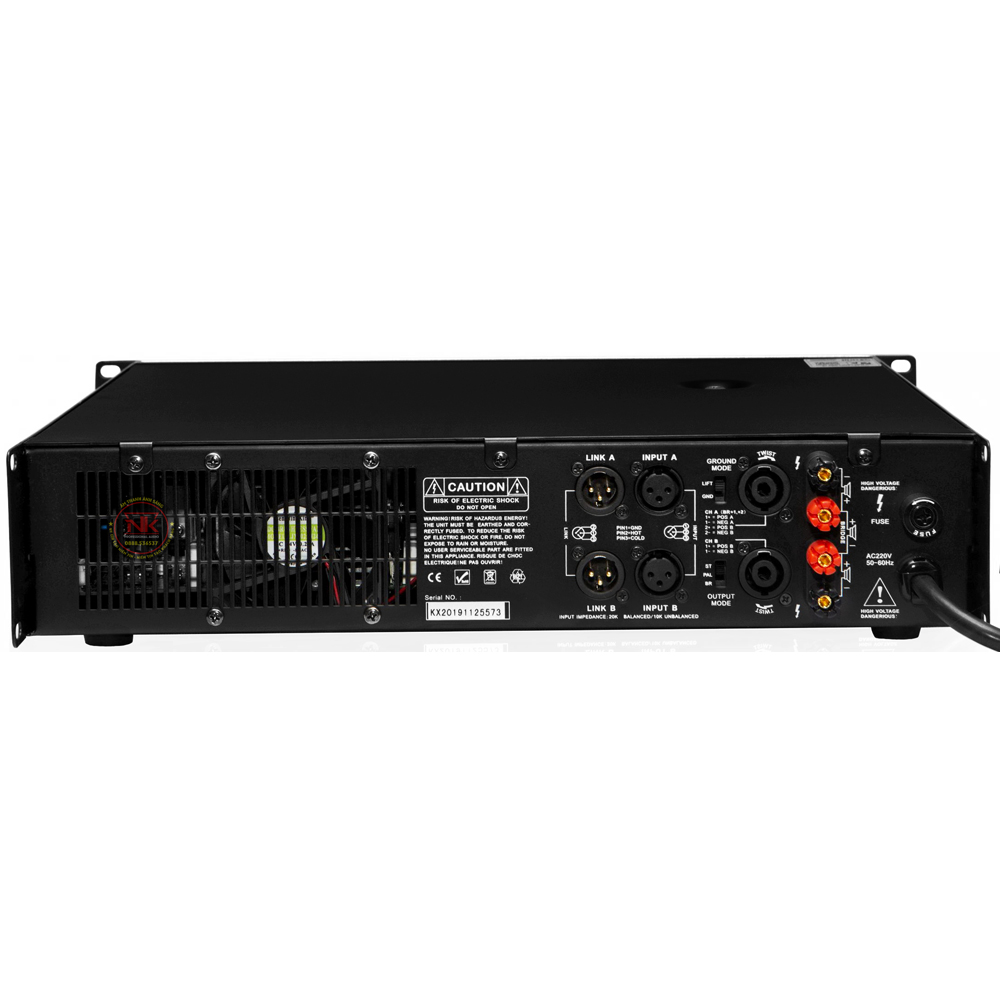 Cục đẩy công suất DB acoustic 2 kênh D6+