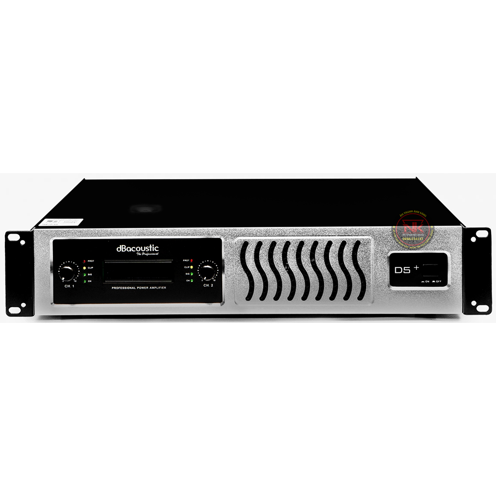 Cục đẩy công suất DB acoustic 2 kênh D5+