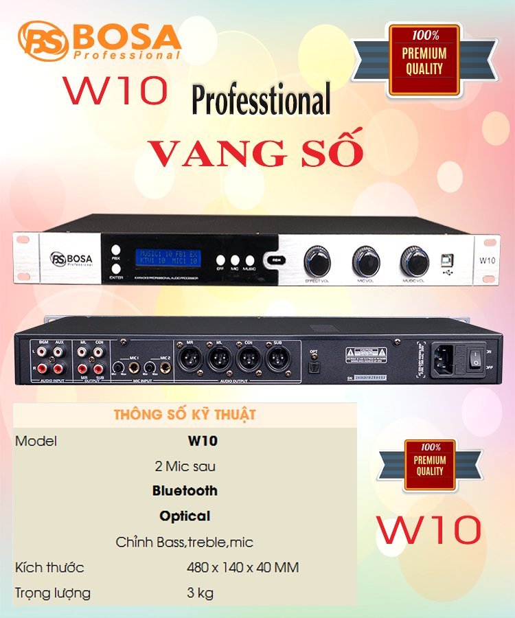 VANG CƠ BOSA W10