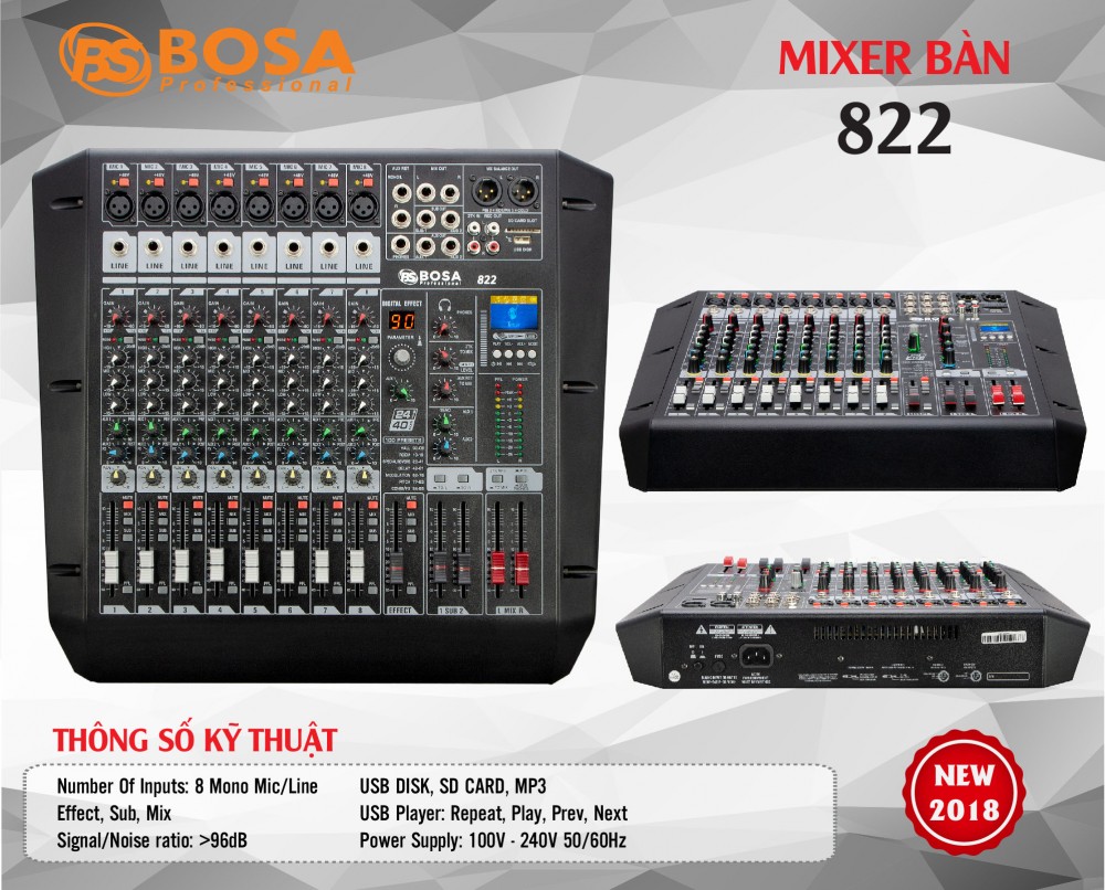 MIXER BOSA 822