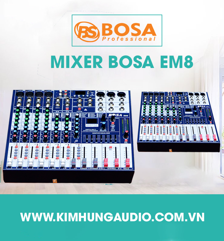 MIXER BOSA EM8 BLU