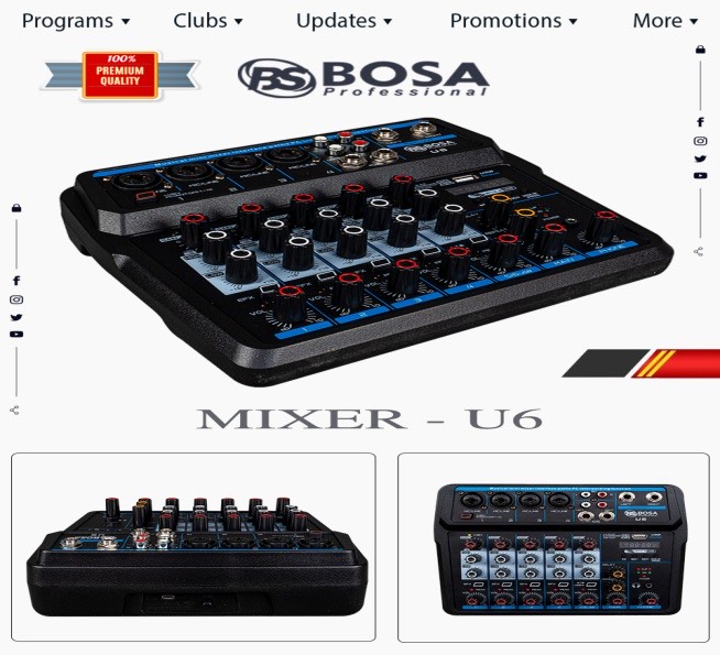 MIXER BOSA U6