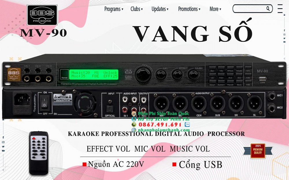 VANG SỐ BBS MV90